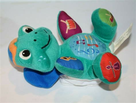 Baby Einstein Press And Play Pals Neptune Turtle 8 Plush Musical Sounds