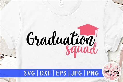 Graduation Squad Svg Cut File Crella