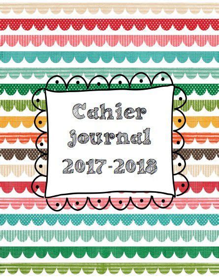 Cahier journal 2017-2018 - Bouge ton CAPEJS