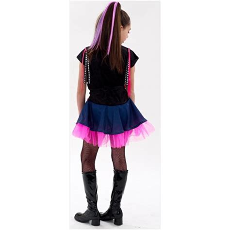 Geekshive Pink Rock Girl Costume Childs Medium Girls Kids
