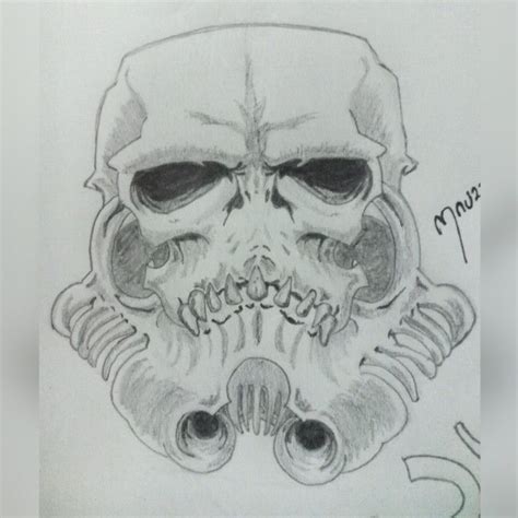 Proposte con tutorial per i più stupendi disegni difficili a matita. Skull • Star wars - Disegno a matita | Disegni a matita ...