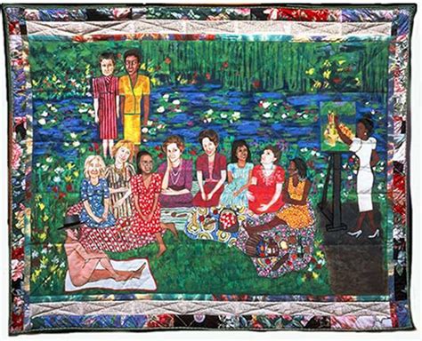 Faith Ringgold The Picnic At Giverny Harlem Born Artist Faith Ringgold Is Famous For Her “story