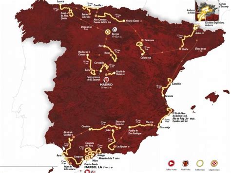 Todas Las Etapas Y Recorrido De La Vuelta A España 2015