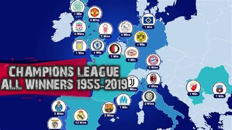 Real madrid hold the record for the most victories, having won the competition 13 times, including the inaugural competition in 1956. UEFA Champions League All time Winners - YouTube