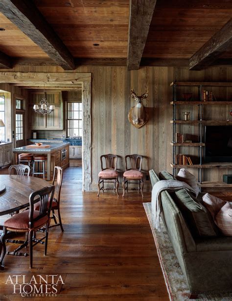 House Tour Rustic Lake Wateree Hunting Lodge Design Chic Design Chic
