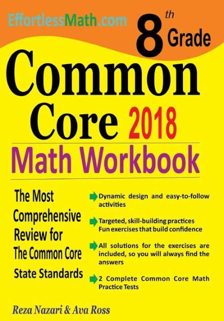 8th Grade Common Core Math Workbook The Most Comprehensive Review For