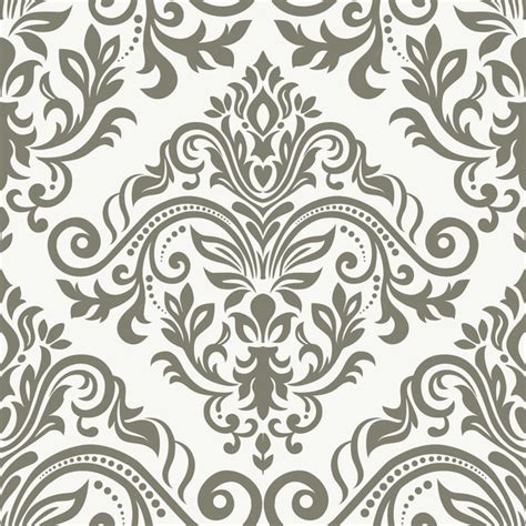 Baroque Ornament Pattern Seamless Vector Vintage Design 04 Free Download