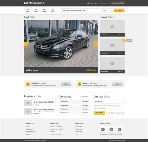AutoMarket - Vehicle Marketplace | Vehicles, Sell car, Car ...