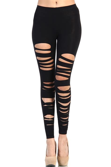 How To Elegantly Wear Ripped Leggings Careyfashion Com