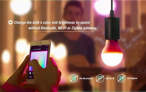 Heelight Smart Bulb Without Needing Wifi And Bluetooth Gadgetsin