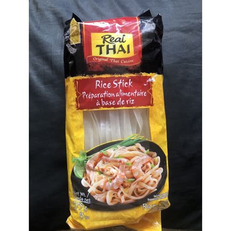 Real Thai Rice Stick Pad Thai Noodle Thailand Bestseller Peanut Yummy Flat Restaurant Home