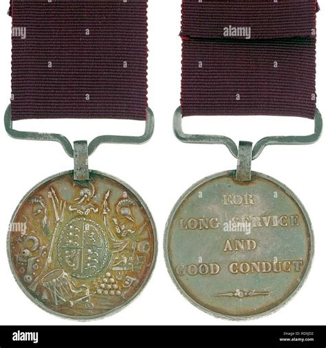 Army Long Service And Good Conduct Medal Victoria Stock Photo Alamy