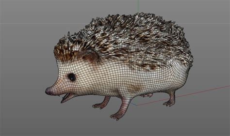 Artstation Hedgehog 3d Model Resources