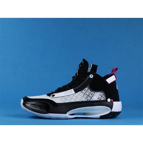 Buy Air Jordan 34 Chinese New Year Bq3381 016 Black White On Foot For Sale