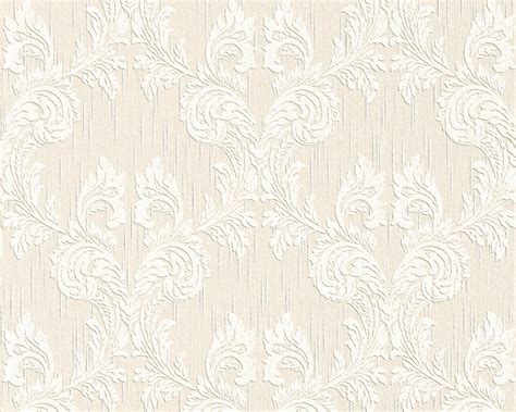 Classic Baroque Wallpaper In Cream And Beige Design By Bd Wall Burke