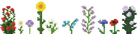 All types of flowers in minecraft. Minecraft Flowers - | Types, Uses, Obtain | - [2020 ...