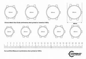 Printable Watch Band Size Chart