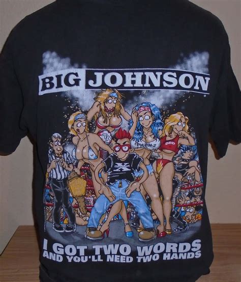 Vintage 1990s Big Johnson Large T Shirt Free Shipping By Vintagerhino247 On Etsy Big Johnson T