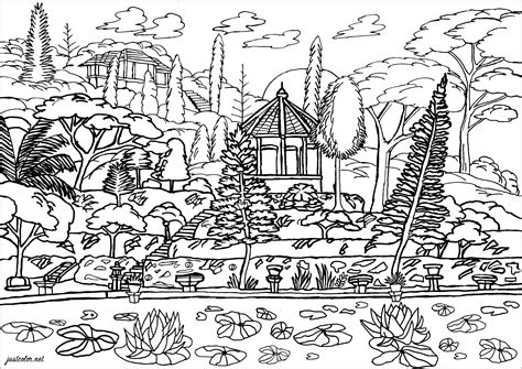 Bali Island Indonesia Paradise On Earth Landscapes Adult Coloring