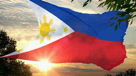 Flag And Anthem Of Philippines Cc Youtube