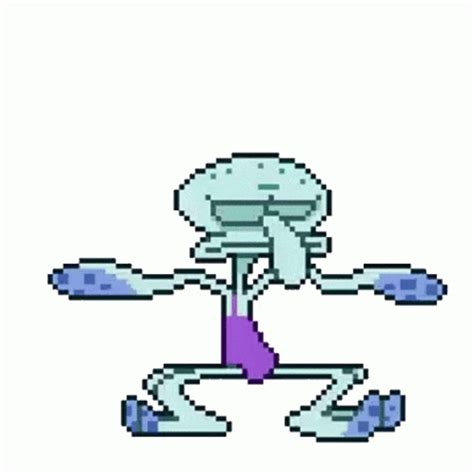 Squidward Dance Transparent Sticker Squidward Dance Transparent