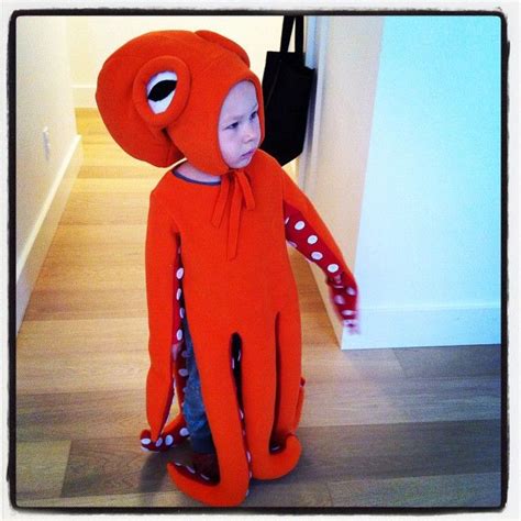 Childrens Octopus Halloween Costume Sewed By My Sister No Pattern