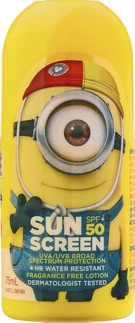 Surf Life Saving Despicable Me Roll On Sunscreen Spf50 75ml Offer At