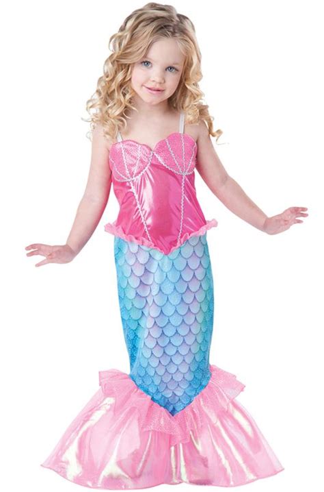 Mermaid Toddler Costume Fantasia De Sereia Para Crianças Vestido De