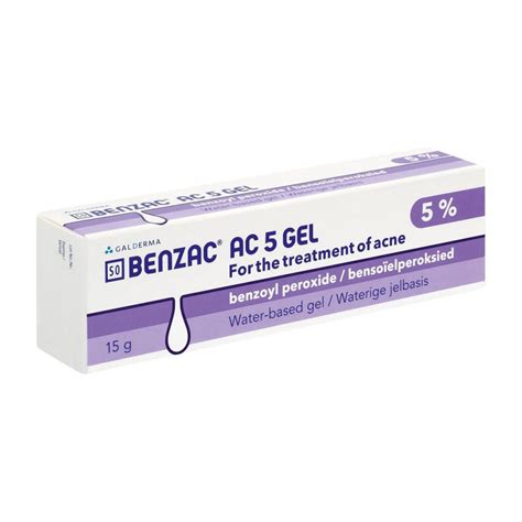 Buy Benzac Ac 5 Gel 15g Uses Dosage Side Effects Instructions