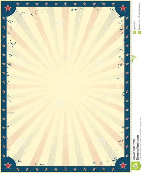 vintage circus poster template stock vector image