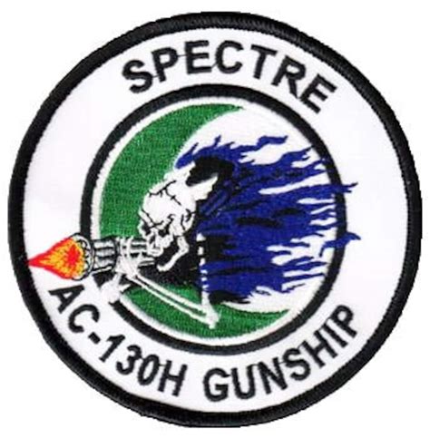 Spectre Ac 130h Gunship Patch Sew On Etsy