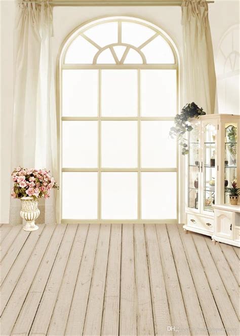 Bright Window Soft Curtain Indoor Room Photo Backdrop