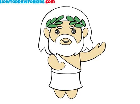 How To Draw Zeus Easy Drawing Tutorial For Kids