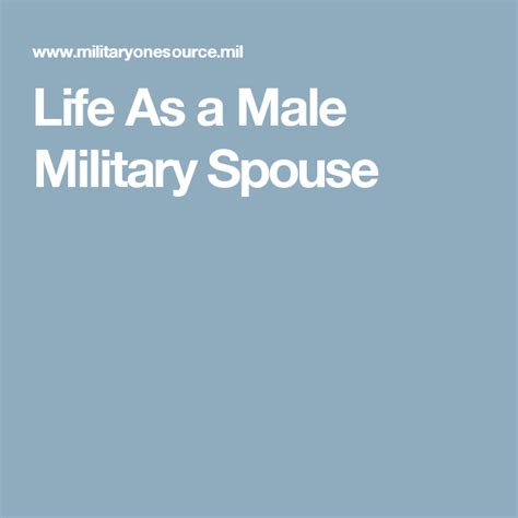 Life As A Male Military Spouse Military Spouse Military Couples Marriage