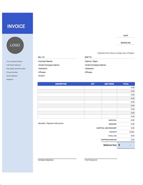 Browse our gallery of free invoice templates and impress your clients. Top 5 Free Google Docs Templates to Create Invoices Quickly