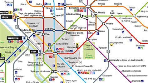 Mapa Metro De Madrid España Mapa Plano Metro Madrid Publicidad De