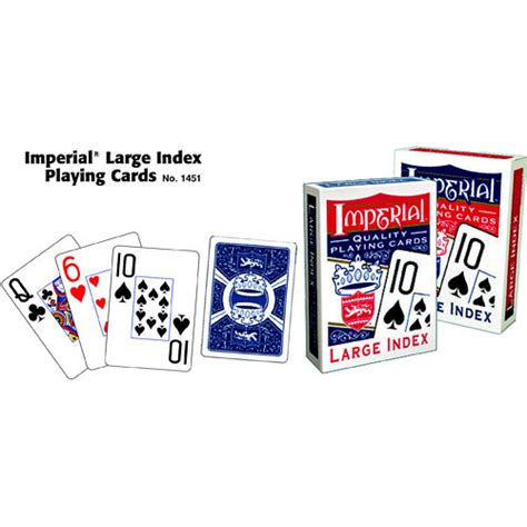 Imperial Large Index Playing Cards Timbuk Toys