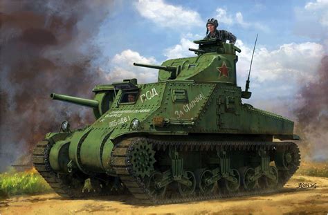 배경 화면 탱크 M3 리 러시아 군 제 2 차 세계 대전 레드 스타 2052x1350 Francazo