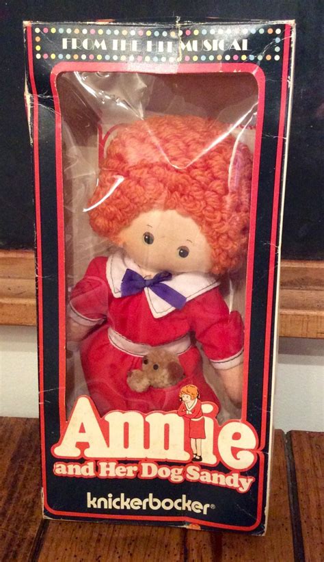1977 Knickerbocker Annie And Her Dog Sandy 9 Rag Doll Etsy
