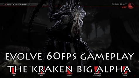 Evolve Pc Big Alpha Kraken 60fps Introduction And Gameplay Youtube