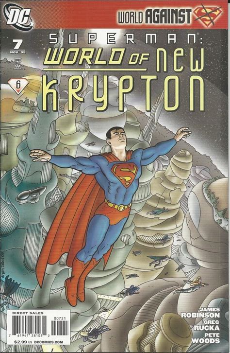 Dc Superman World Of New Krypton Comic Issue 7 Limited Variant
