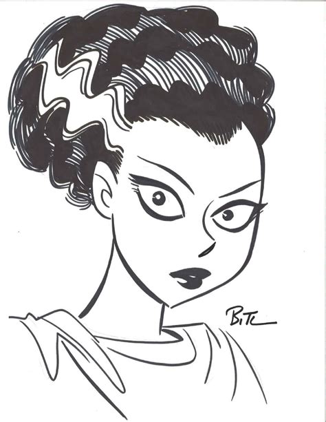 Bride Of Frankenstein In Benno Rothschilds Sketches And Commissions
