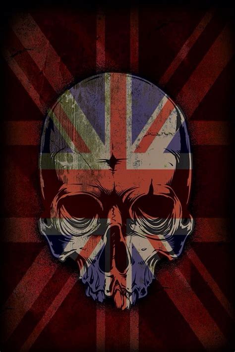 British Flag Skull England Flag Flag Drawing Flag Face