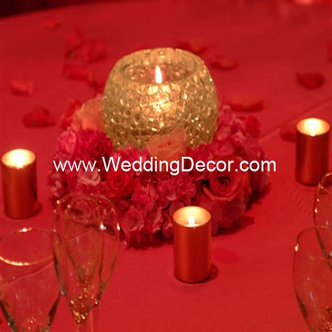 Brown And Fuchsia Wedding Reception Centerpieces A Brown A Flickr
