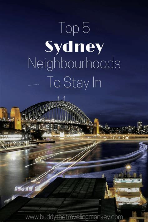 Top 5 Sydney Neighbourhoods To Stay In Buddy The Traveling Monkey