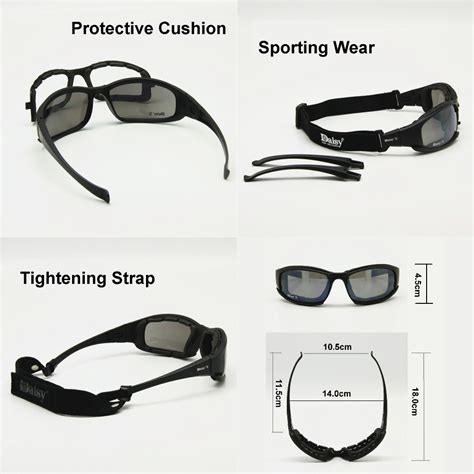 Military Goggles 4 Lens Kit