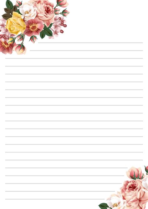Letter Paper A4 In 2021 E82 Writing Paper Printable Stationery
