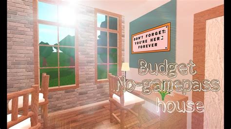Roblox Bloxburg Budget Aesthetic House 14k House Build Youtube