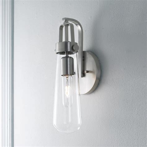 Clear Glass Vial Wall Sconce Shades Of Light