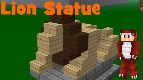 Minecraft Lion Statue Minecraft Architecture Minecraft Minecraft Houses